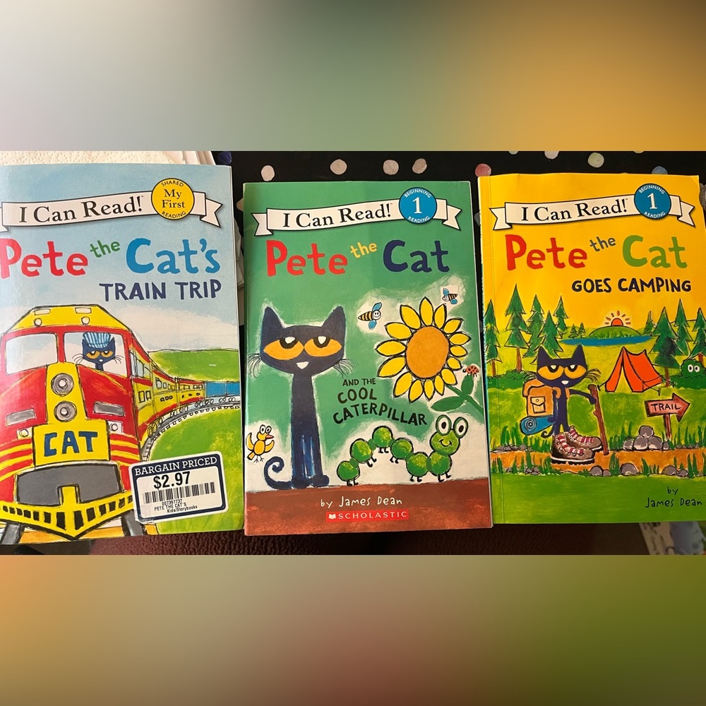 Pete the Cat books (3) -Reading levels H and I